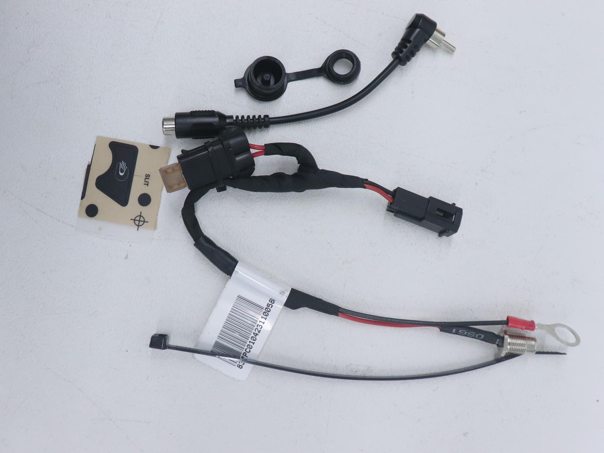 OPEN BOX - OEM Ski-Doo Heated Face Shield Visor Wiring Kit 860201234 -
