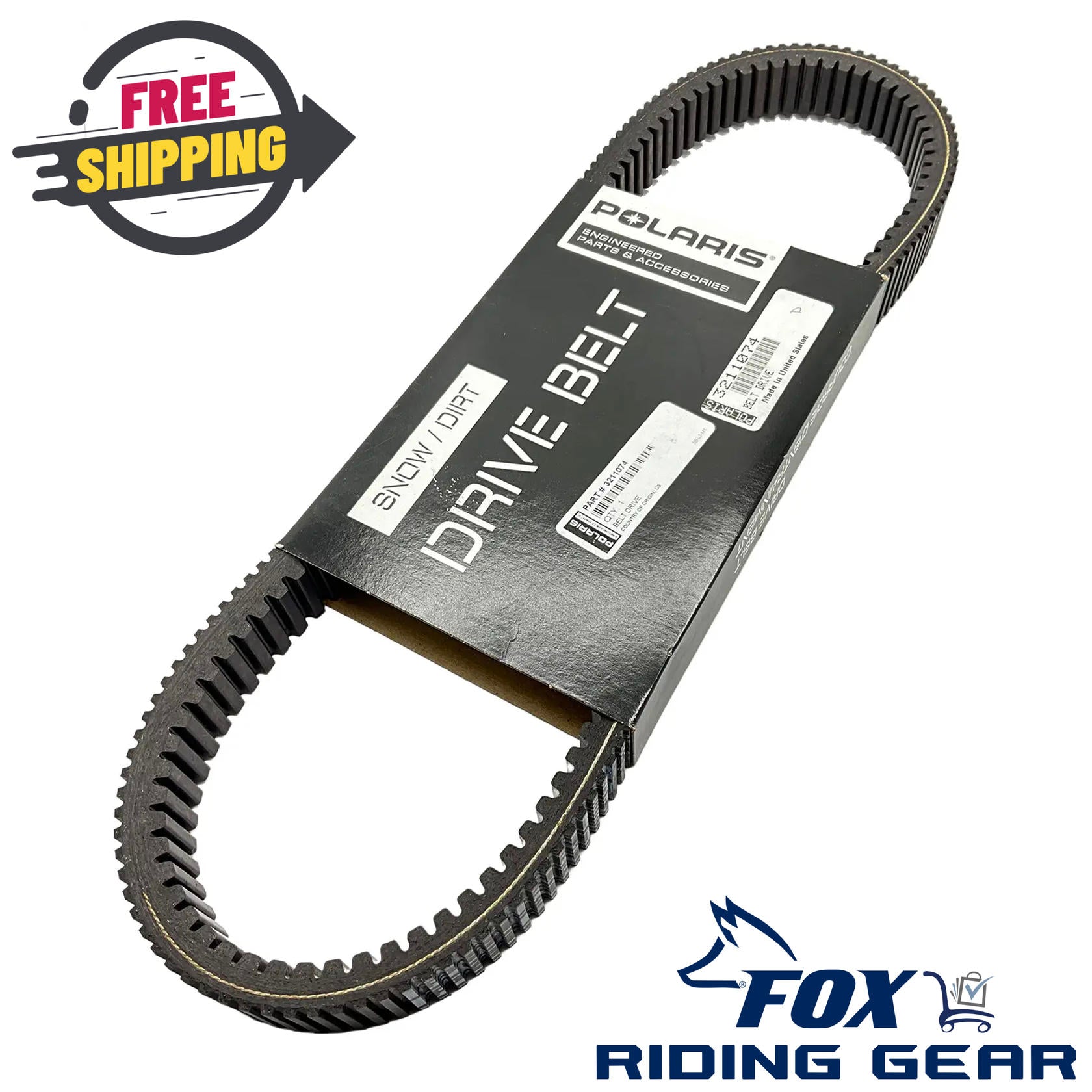 OEM Polaris Drive Belt 3211074 - 500 RMK 500XC 440 XCR RMK 136 - Open Box