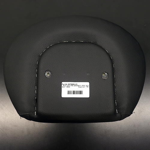 OEM Open Box Indian Leather Passenger Back Rest | Black | 2879666-01