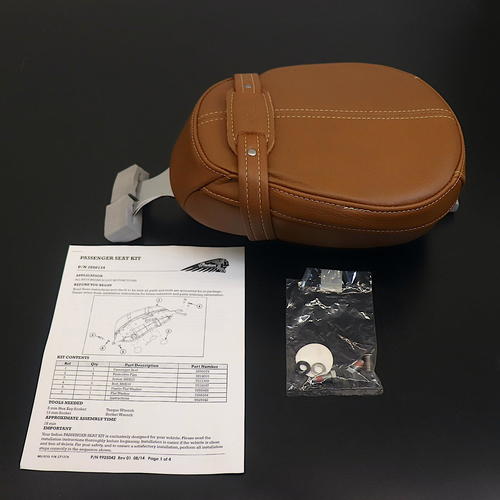 Indian Motorcycle Touring Passenger Seat - 2880903-05