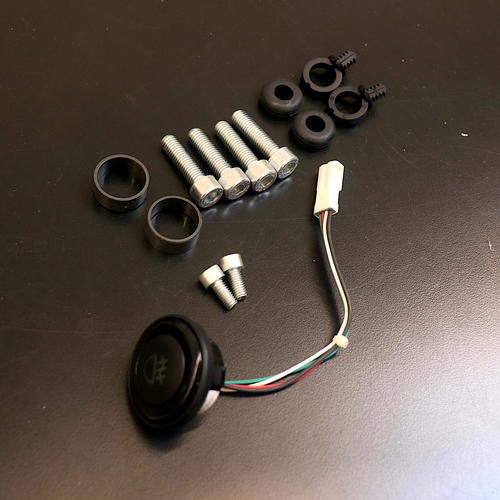 OPEN BOX OEM Indian Fork Driving Light | Matte Black | 2880732-463