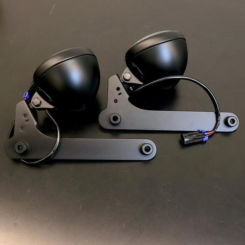 OPEN BOX OEM Indian Fork Driving Light | Matte Black | 2880732-463
