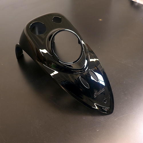 OPEN BOX OEM Indian Fuel Tank Console | Thunder Black | 2881542-266