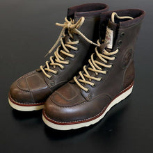 OPEN BOX OEM Indian Leather Classic Moc Riding Boots | Mens Size: 7 | Brown |286396307