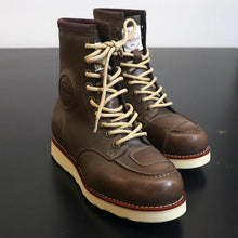 OPEN BOX OEM Indian Leather Classic Moc Riding Boots | Mens Size: 7 | Brown |286396307