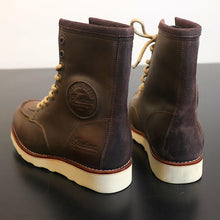 OPEN BOX OEM Indian Leather Classic Moc Riding Boots | Mens Size: 7 | Brown |286396307