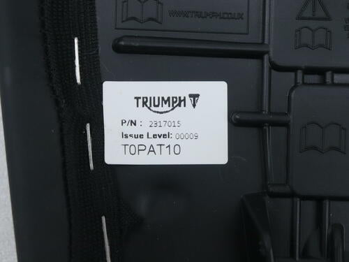 OEM Triumph Pillion Rear Seat Assy 22-26 Speed Triple 1200RS T2317015 - OPEN BOX