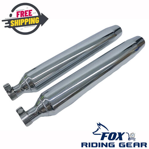 OEM Harley-Davidson Muffler Set Chrome Tri Glide - 64900244B - OPEN BOX