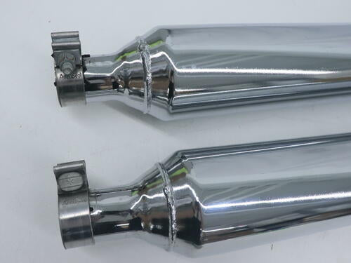 OEM Harley-Davidson Muffler Set Chrome Tri Glide - 64900244B - OPEN BOX