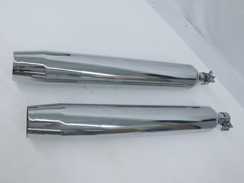 OEM Harley-Davidson Muffler Set Chrome Tri Glide - 64900244B - OPEN BOX