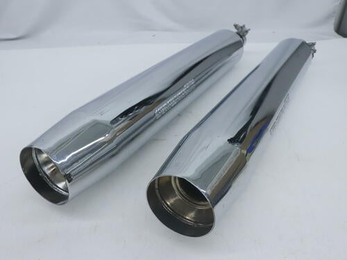 OEM Harley-Davidson Muffler Set Chrome Tri Glide - 64900244B - OPEN BOX