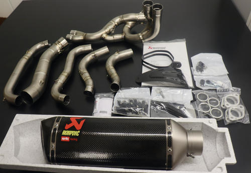 AKRAPOVIC RSV4/TUONO -1000&1100 EVOLUTION 1 FULL EXHAUST SYSTEM KIT - 2S000556