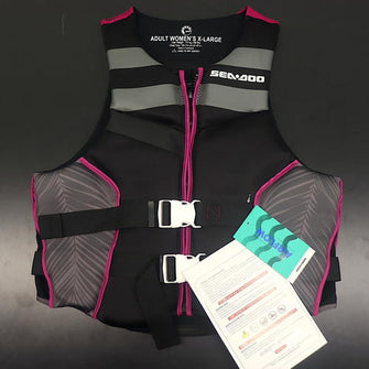 Sea-Doo Women's Airflow Life Jacket (Black/Hot Pink -XL)