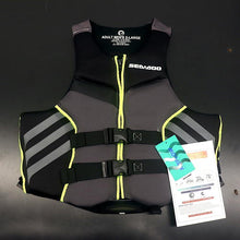 Sea-Doo Men's Airflow Life Jacket (Gray/ Neon Green Stripe-XL)