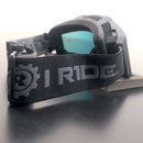 I RIDE Airtime Motocross Goggles with Spare Clear Lens and 5 Tear-Offs, Anti-Fog MX Dirt Bike Goggles with Orange Mirrored Lens, UV Protection, ATV UTV Off-Road Riding