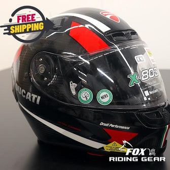 OEM Ducati Speed Evo Ultra Carbon Helmet | Carbon Fiber | Size: Large