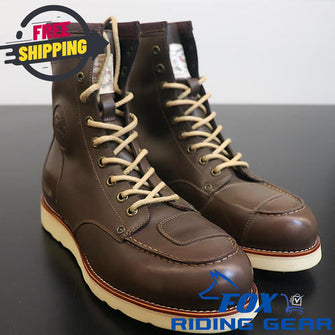 OPEN BOX OEM Indian Leather Classic Moc Riding Boots | Mens Size: 13 | Brown | 286396313