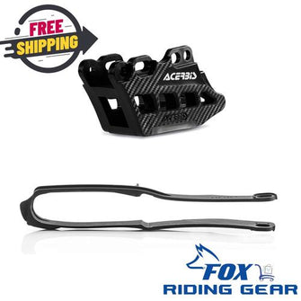 OEM Acerbis Chain Guide & Slider Kit 2.0| Black | Honda CRF 450 & 250 |