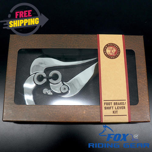 OEM Indian Foot Brake & Shift Lever Kit | Chrome | 2880911-156