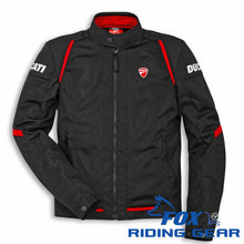 OPEN BOX OEM Ducati Flow C4+ Fabric Jacket | Black | Mens size: Medium | 981072474