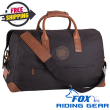 OPEN BOX -IND POLY/LEATHER GYM BAG