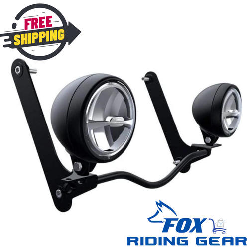 OPEN BOX OEM Indian Fork Driving Light | Matte Black | 2880732-463
