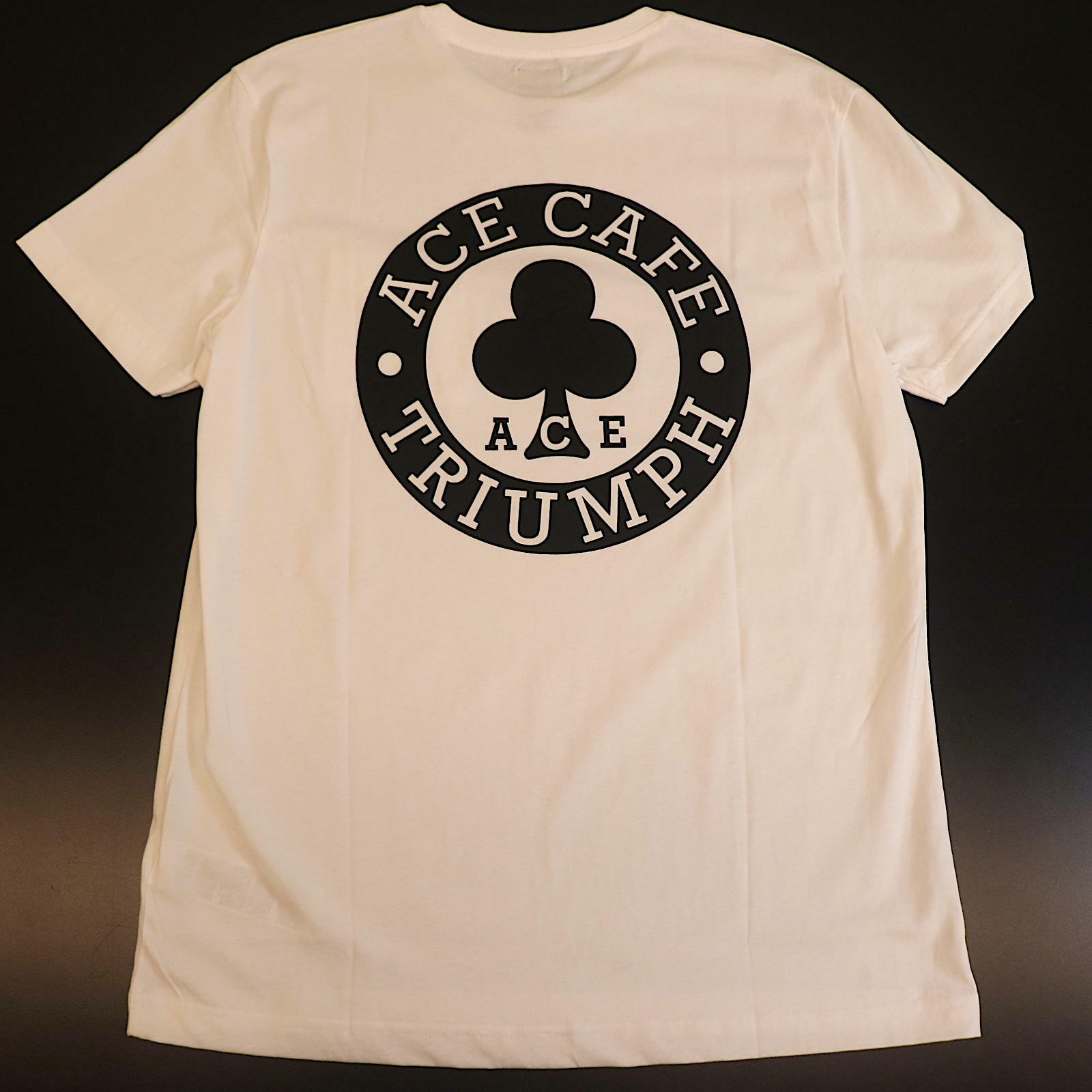 OPEN BOX OEM Triumph Ace Pocket Tee | White | Mens Size: Medium | MTSS23802-M