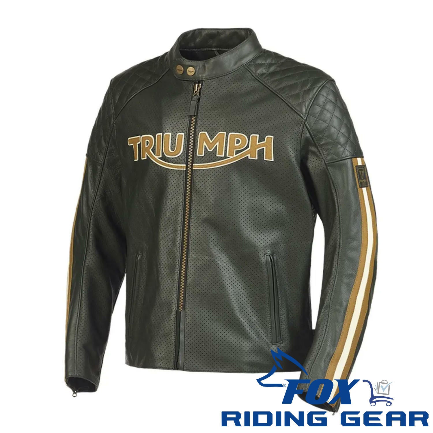 OPEN BOX OEM Triumph Braddan Air Race Motorcycle Jacket | Mens Size: Medium | MLES2337-M