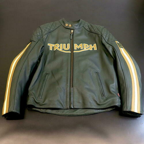 OPEN BOX OEM Triumph Braddan Air Race Motorcycle Jacket | Mens Size: XXL | MLES2337-XXL