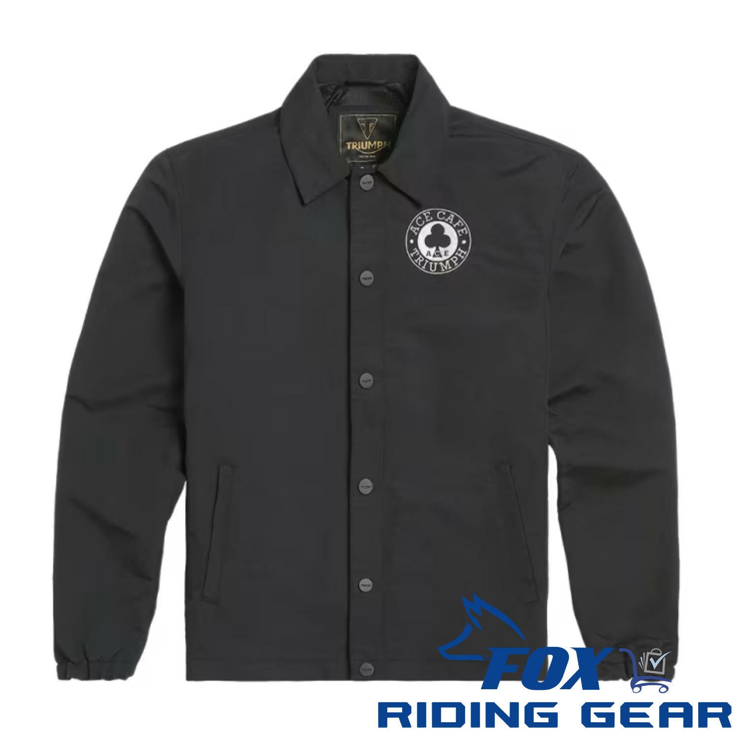OPEN BOX OEM Triumph Ace Cafe Coach Jacket | Mens Size: Medium | MTES23801-M