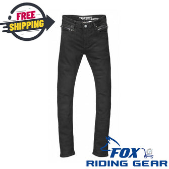 OPEN BOX OEM Triumph Skinny Riding Jean | Black | Womens Size: 28R | MDJS17120-28R