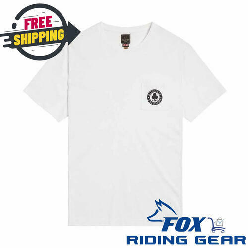 OPEN BOX OEM Triumph Ace Pocket Tee | White | Mens Size: Large | MTSS23802-L
