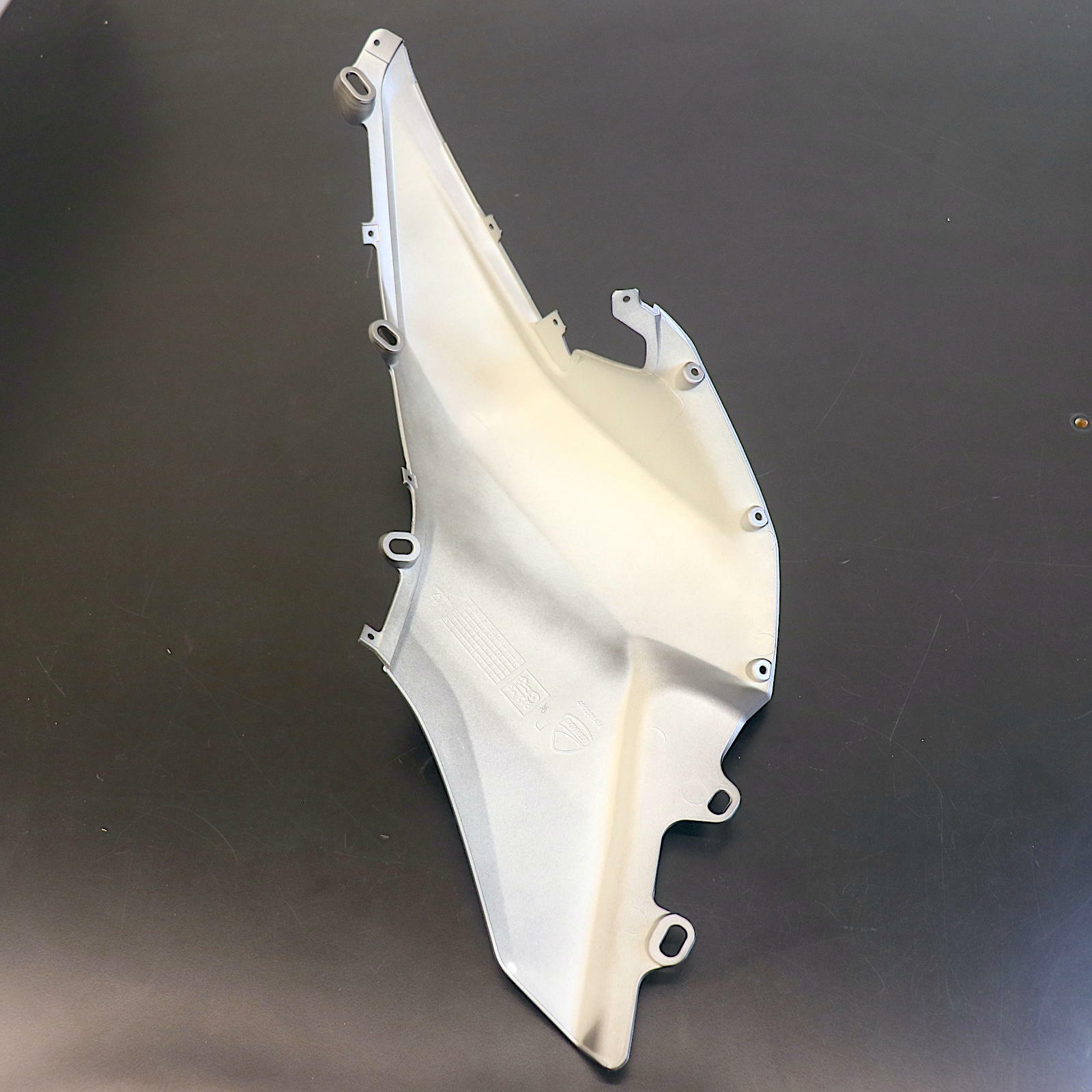 OPEN BOX OEM Ducati Multistrada Half Tank Fairing | Right Hand Side | Grey & Black | 48012943AF
