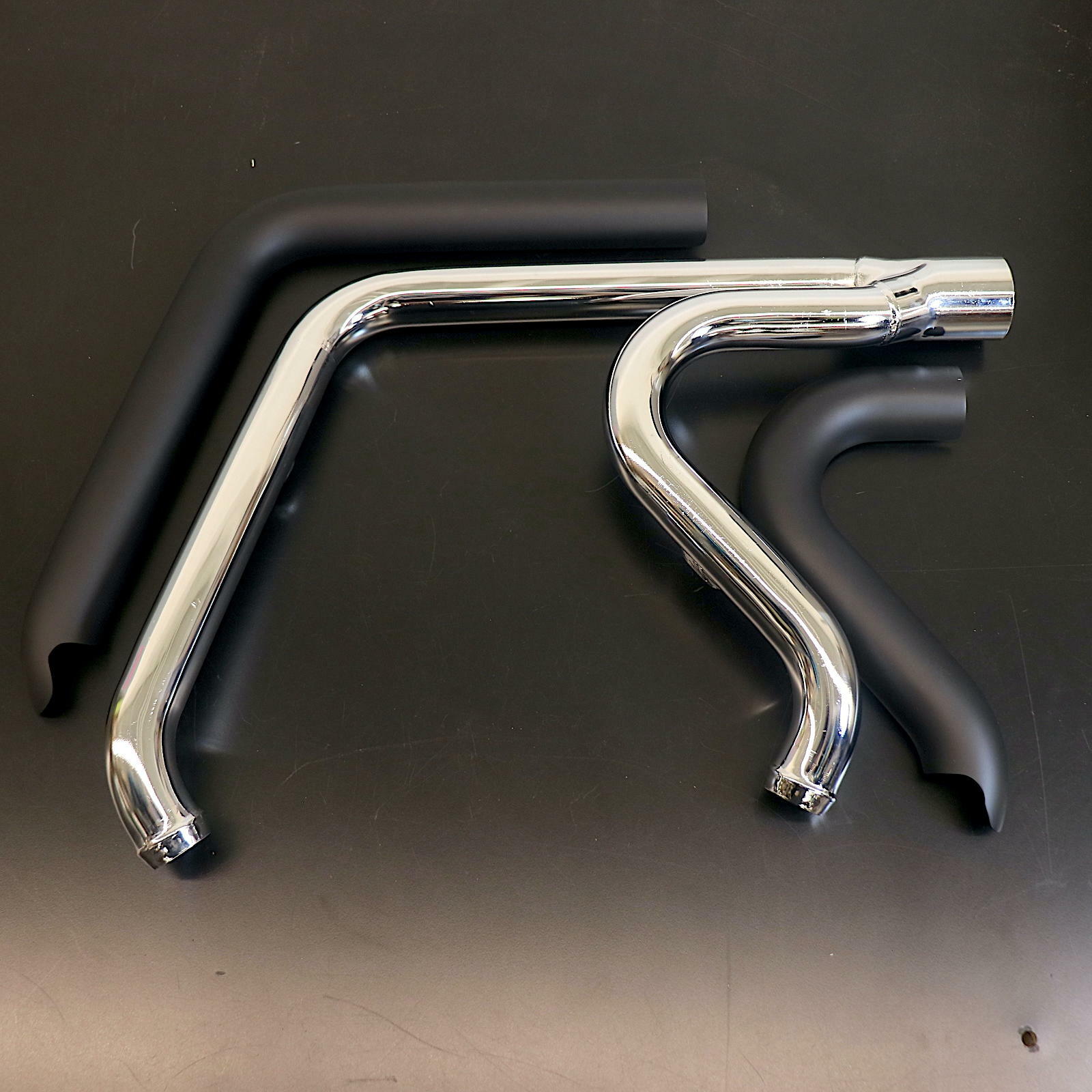 OPEN BOX OEM Vance & Hines Harley Davidson Exhaust | Hi-Output 2-in-1 Short | Black | VH0231