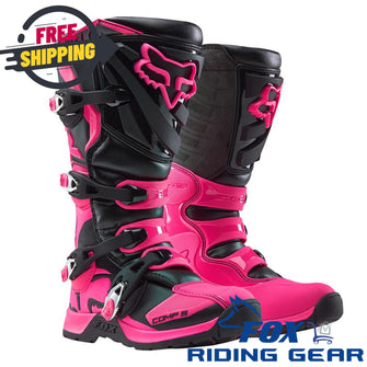 OPEN BOX OEM Fox Racing Comp 5 Boots | Pink | Womens Size: W5 | 16450-285-5