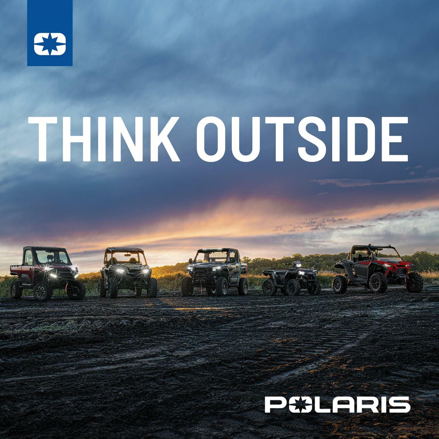 Polaris ATV Glacier Plow Mount for Specific Sportsman 570, Touring 570, X2 570, 450, 450 HO, 6x6, ETX Models and More, Lock & Ride Technology, Attaches Plow Blade to Frame, ATV Implements - 2881424