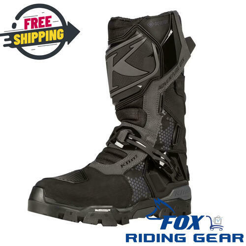 OPEN BOX OEM Klim GTX Adventure Boot | Stealth | Mens Size : 12 | 3119-000-012-001