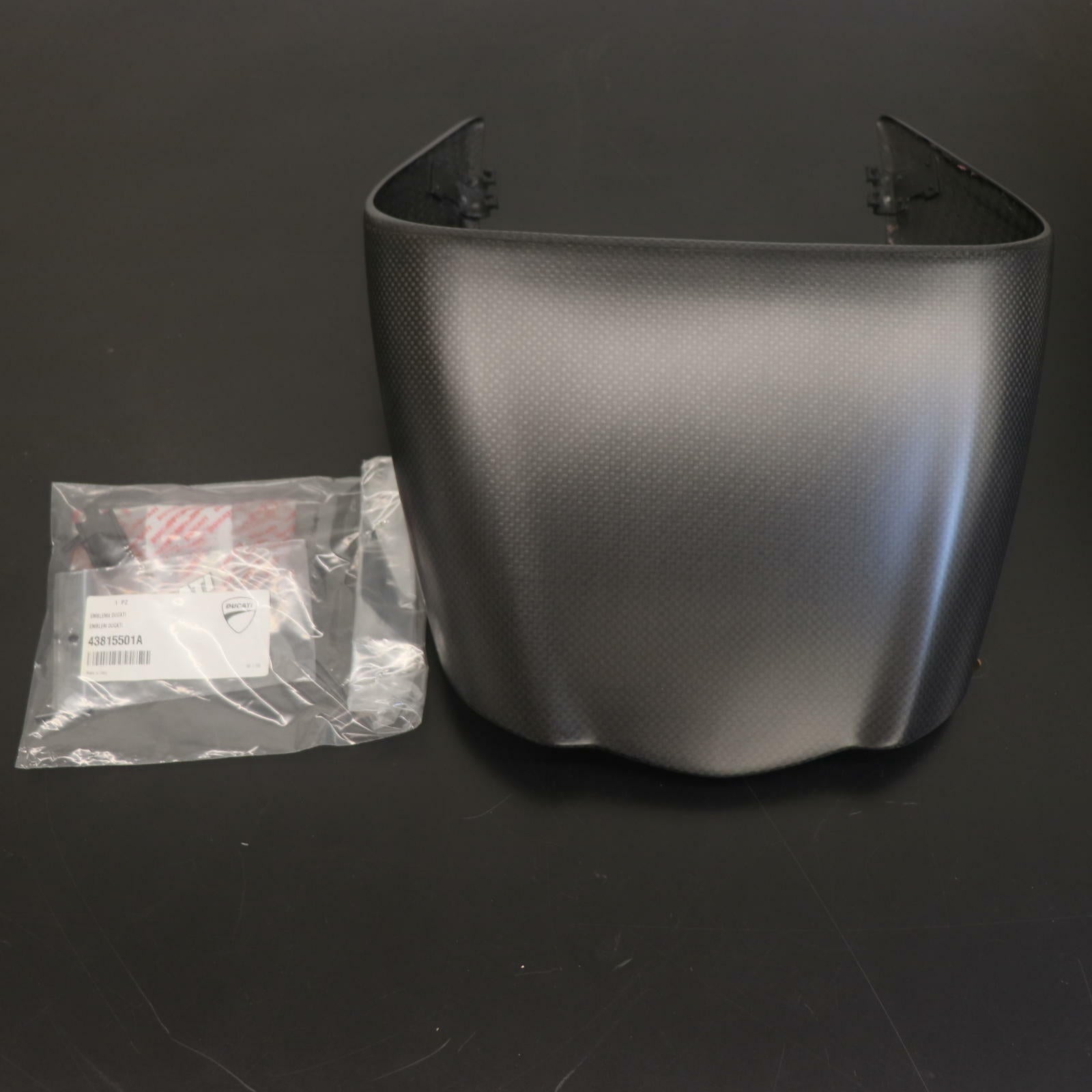 OEM Ducati Carbon Fiber Passenger Seat Cover | Diavel | 96904010A - Open Box