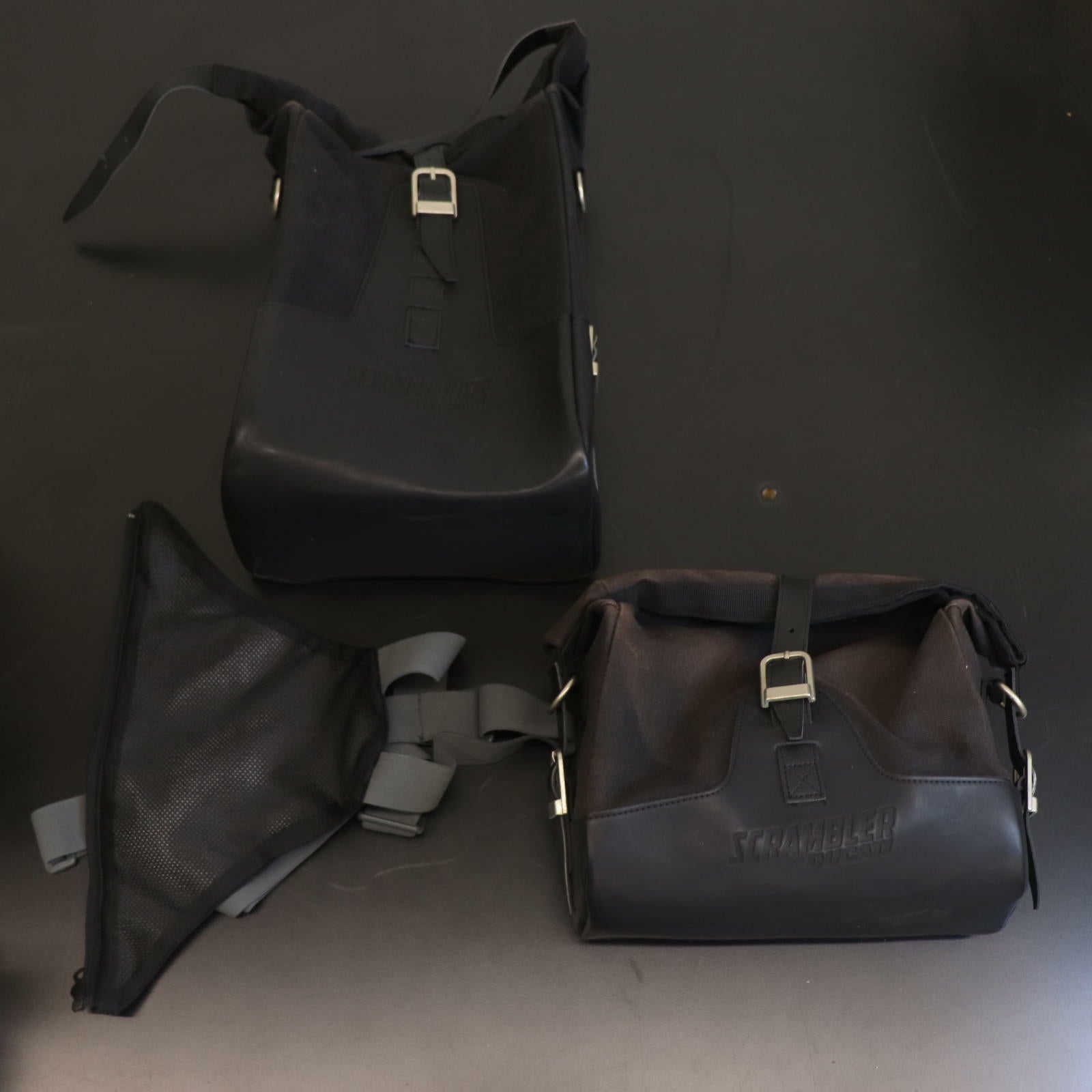 OPEN BOX OEM Ducati Classic Side Bags Set | Scrambler | 96780761B