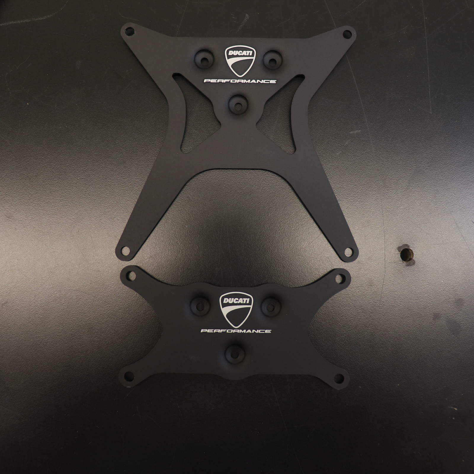 OEM Ducati Plate Holder | Carbon Fiber / Aluminum | 96901112A - Open Box