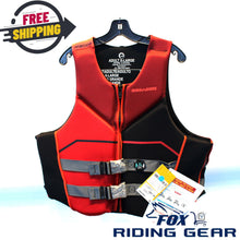 OPEN BOX OEM Sea-Doo Freedom PFD | Lava Red/Rouge Lave | Unisex Size : X-Large