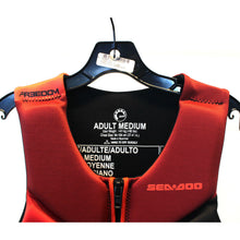 OPEN BOX OEM Sea-Doo Freedom PFD | Lava Red/Rouge Lave | Unisex Size : M