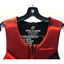 OPEN BOX OEM Sea-Doo Freedom PFD | Lava Red/Rouge Lave | Unisex Size : X-Large