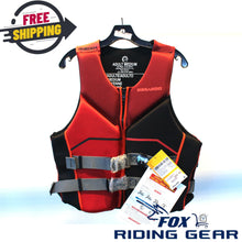 OPEN BOX OEM Sea-Doo Freedom PFD | Lava Red/Rouge Lave | Unisex Size : M