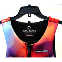 OPEN BOX OEM Sea-Doo Airflow Sun-Edit PFD| Lava Red/Rouge Lave | Unisex Size : M