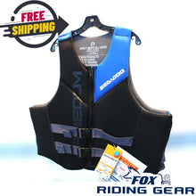 OPEN BOX OEM Sea-Doo Freedom PFD | Starlight Blue/Bleu Astral | Mens Size : 2XL