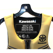 OPEN BOX OEM Kawasaki Goldy Neoprene Vest | Gold | Adult Size :  LG/XL