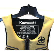 OPEN BOX OEM Kawasaki Goldy Neoprene Vest | Gold | Adult Size :  2XL/3XL