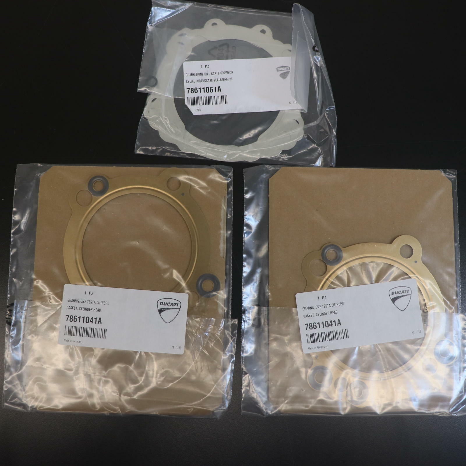 OPEN BOX OEM Ducati Head Cylinder Gasket kit | Monster & Hypermotard | 79120461A