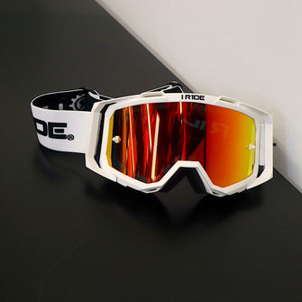 Fox Powersports IR-AIRTIME-WHITE (ORANGE POP)